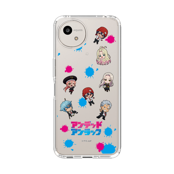 スリムプロテクションケース［ アンデッドアンラック - ミニキャラ - 総柄 ］