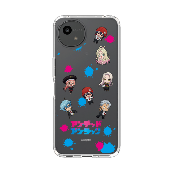 スリムプロテクションケース［ アンデッドアンラック - ミニキャラ - 総柄 ］