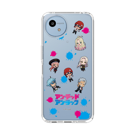 スリムプロテクションケース［ アンデッドアンラック - ミニキャラ - 総柄 ］