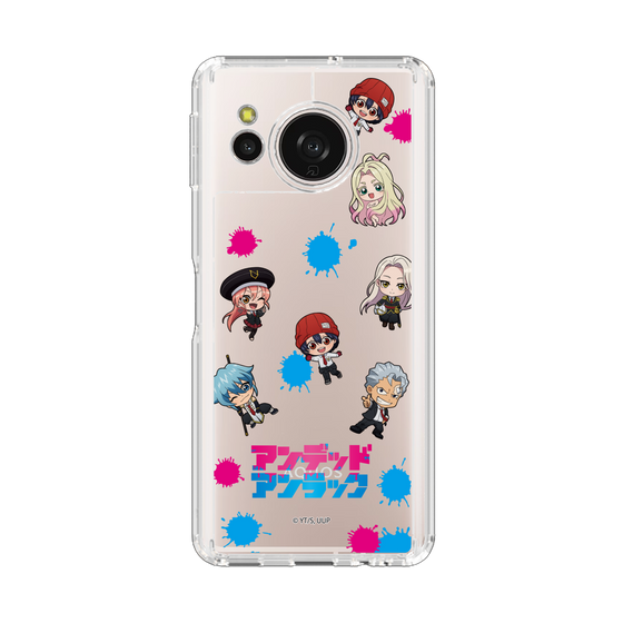 スリムプロテクションケース［ アンデッドアンラック - ミニキャラ - 総柄 ］