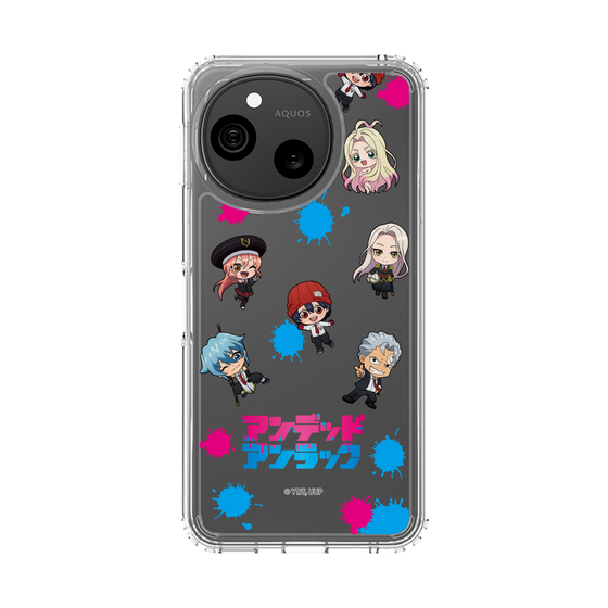 スリムプロテクションケース［ アンデッドアンラック - ミニキャラ - 総柄 ］