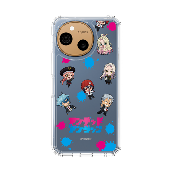 スリムプロテクションケース［ アンデッドアンラック - ミニキャラ - 総柄 ］