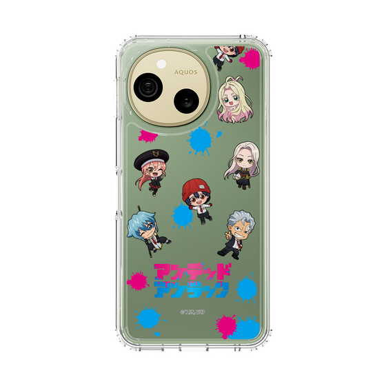 スリムプロテクションケース［ アンデッドアンラック - ミニキャラ - 総柄 ］