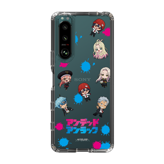 スリムプロテクションケース［ アンデッドアンラック - ミニキャラ - 総柄 ］