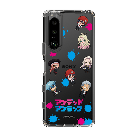 スリムプロテクションケース［ アンデッドアンラック - ミニキャラ - 総柄 ］