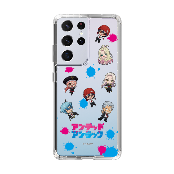 スリムプロテクションケース［ アンデッドアンラック - ミニキャラ - 総柄 ］