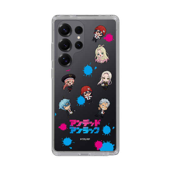 スリムプロテクションケース［ アンデッドアンラック - ミニキャラ - 総柄 ］