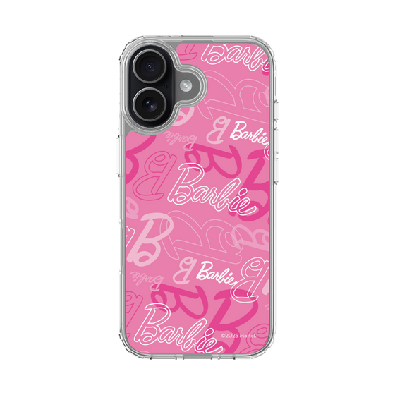 スリムプロテクションケース［ Barbie - ロゴパターン1 ］