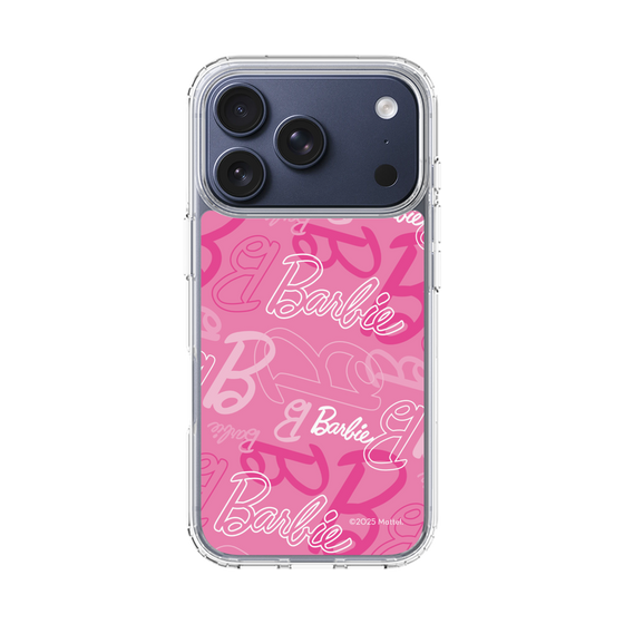 スリムプロテクションケース［ Barbie - ロゴパターン1 ］