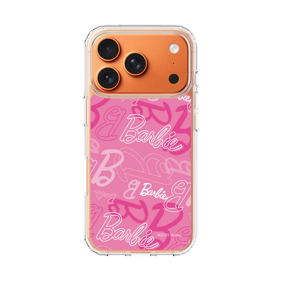 スリムプロテクションケース［ Barbie - ロゴパターン1 ］