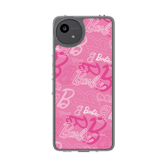 スリムプロテクションケース［ Barbie - ロゴパターン1 ］