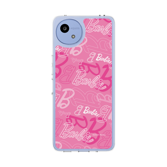 スリムプロテクションケース［ Barbie - ロゴパターン1 ］
