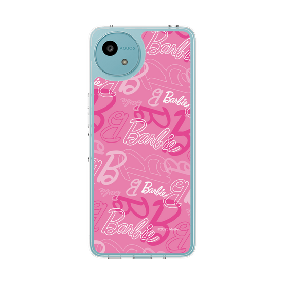 スリムプロテクションケース［ Barbie - ロゴパターン1 ］