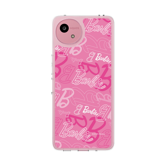 スリムプロテクションケース［ Barbie - ロゴパターン1 ］