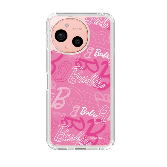 スリムプロテクションケース［ Barbie - ロゴパターン1 ］