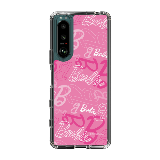 スリムプロテクションケース［ Barbie - ロゴパターン1 ］