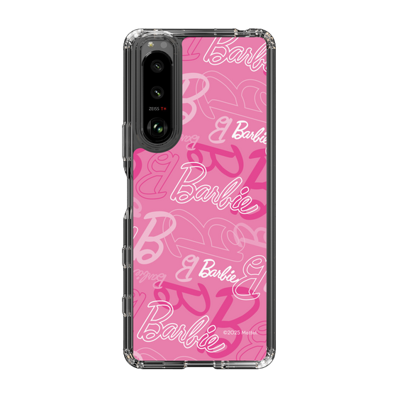 スリムプロテクションケース［ Barbie - ロゴパターン1 ］