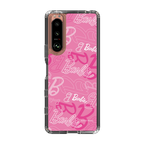 スリムプロテクションケース［ Barbie - ロゴパターン1 ］