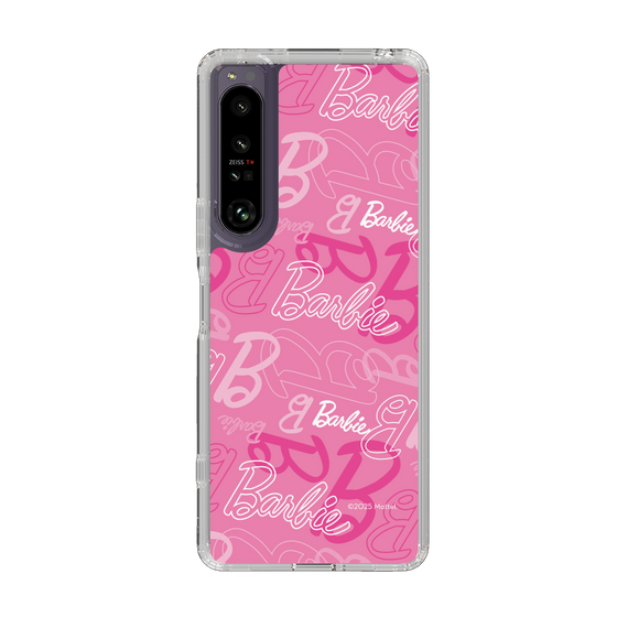 スリムプロテクションケース［ Barbie - ロゴパターン1 ］