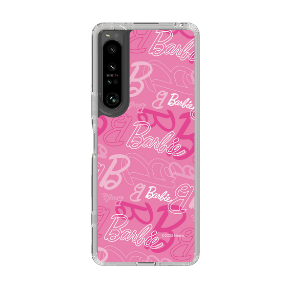 スリムプロテクションケース［ Barbie - ロゴパターン1 ］