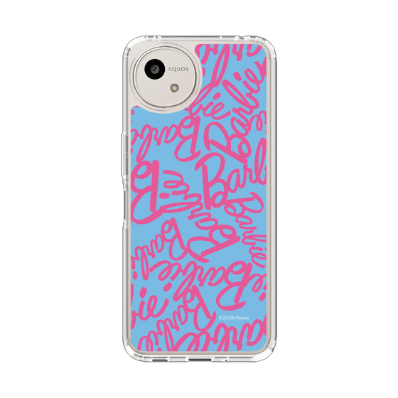 スリムプロテクションケース［ Barbie - ロゴパターン2 ］