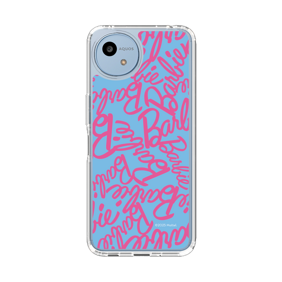 スリムプロテクションケース［ Barbie - ロゴパターン2 ］