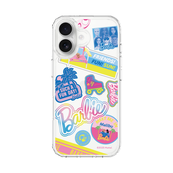 スリムプロテクションケース［ Barbie - ステッカー ］