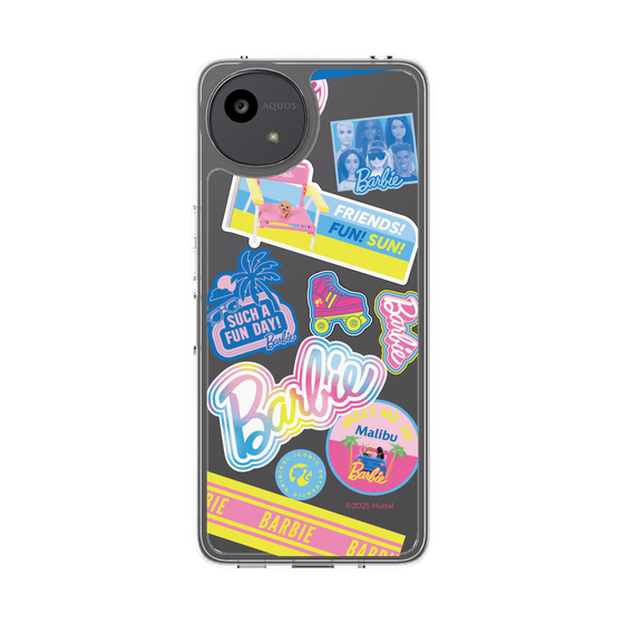 スリムプロテクションケース［ Barbie - ステッカー ］