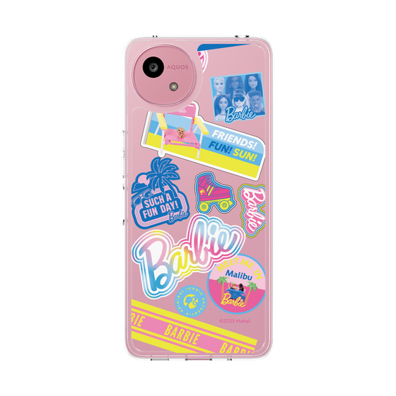 スリムプロテクションケース［ Barbie - ステッカー ］