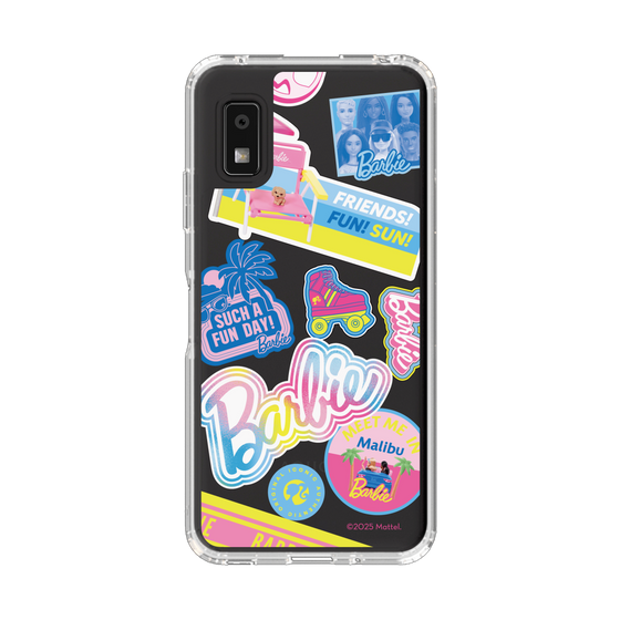 スリムプロテクションケース［ Barbie - ステッカー ］