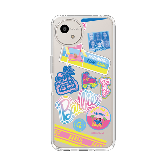 スリムプロテクションケース［ Barbie - ステッカー ］