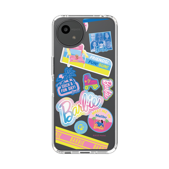 スリムプロテクションケース［ Barbie - ステッカー ］