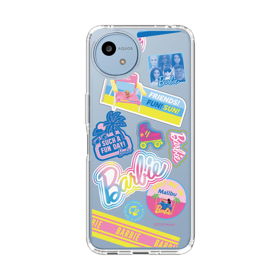 スリムプロテクションケース［ Barbie - ステッカー ］