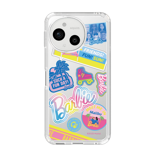 スリムプロテクションケース［ Barbie - ステッカー ］