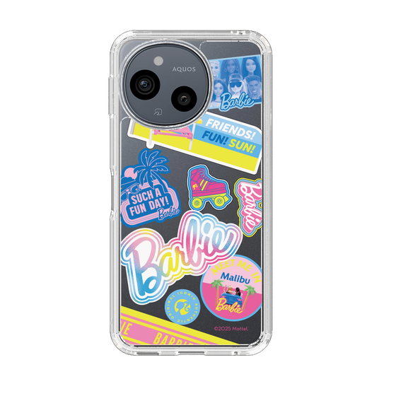 スリムプロテクションケース［ Barbie - ステッカー ］