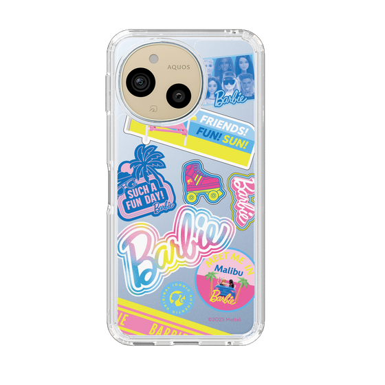 スリムプロテクションケース［ Barbie - ステッカー ］