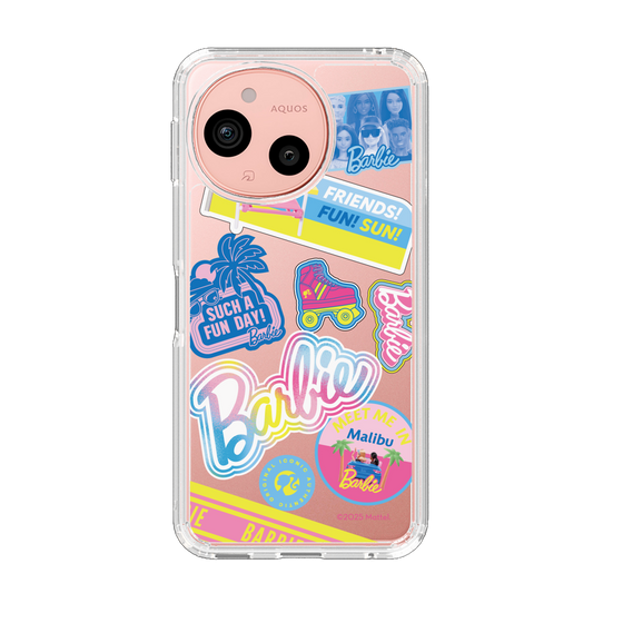 スリムプロテクションケース［ Barbie - ステッカー ］