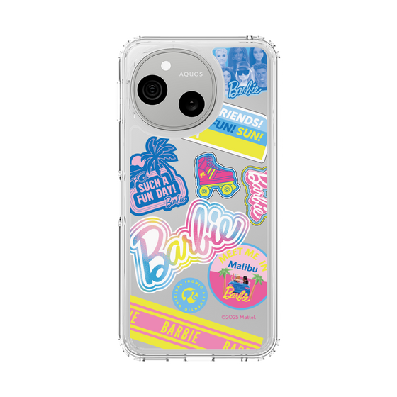 スリムプロテクションケース［ Barbie - ステッカー ］