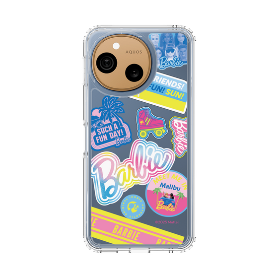 スリムプロテクションケース［ Barbie - ステッカー ］