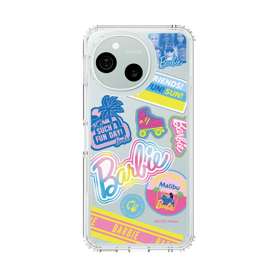 スリムプロテクションケース［ Barbie - ステッカー ］