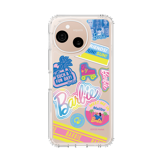 スリムプロテクションケース［ Barbie - ステッカー ］