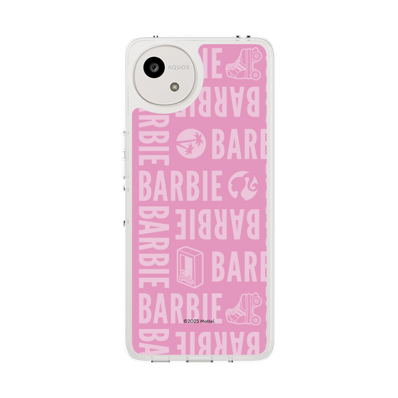 スリムプロテクションケース［ Barbie - ロゴパターン3 ］