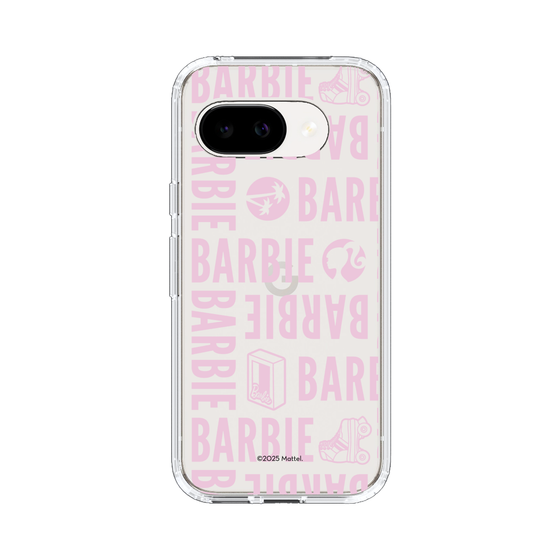 スリムプロテクションケース［ Barbie - ロゴパターン3 - クリア ］