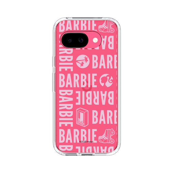 スリムプロテクションケース［ Barbie - ロゴパターン3 - クリア ］
