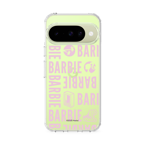 スリムプロテクションケース［ Barbie - ロゴパターン3 - クリア ］