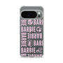 スリムプロテクションケース［ Barbie - ロゴパターン3 - クリア ］