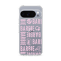 スリムプロテクションケース［ Barbie - ロゴパターン3 - クリア ］