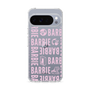 スリムプロテクションケース［ Barbie - ロゴパターン3 - クリア ］