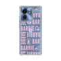スリムプロテクションケース［ Barbie - ロゴパターン3 - クリア ］