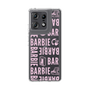 スリムプロテクションケース［ Barbie - ロゴパターン3 - クリア ］